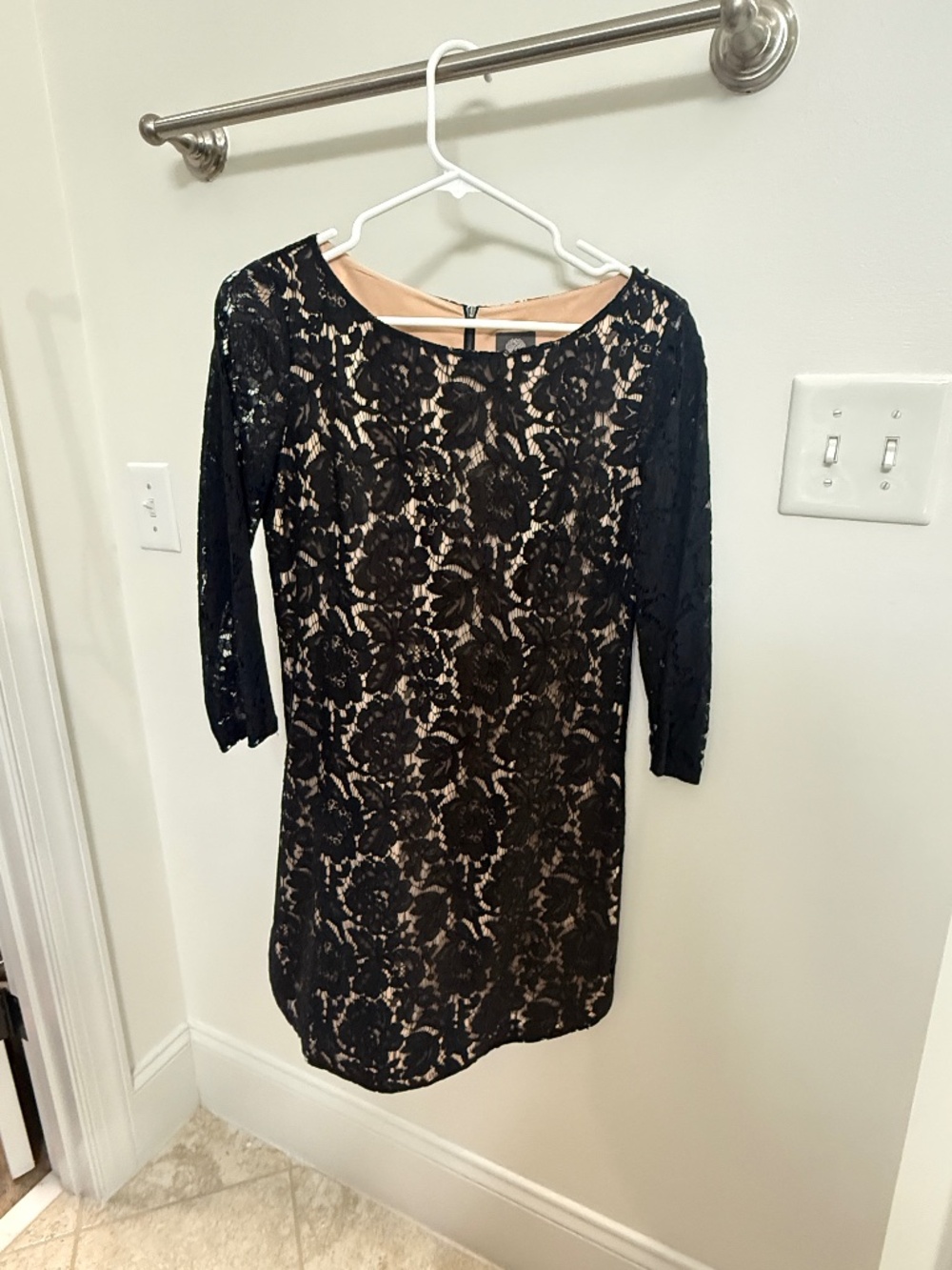 Vince Camuto Black Lace Dress Size 6
